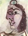Head Woman 3 1971 cubist Pablo Picasso